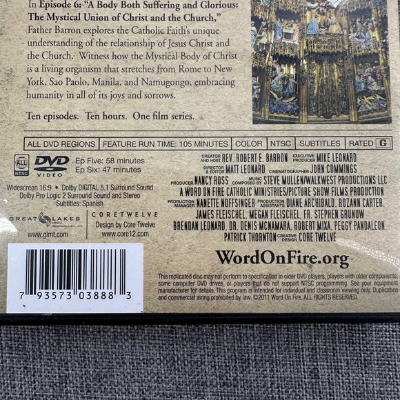 Catholicism EPISODES 5&6 DVD Very Rev. Robert E. Barron Journey around the world - Picture 7 of 10